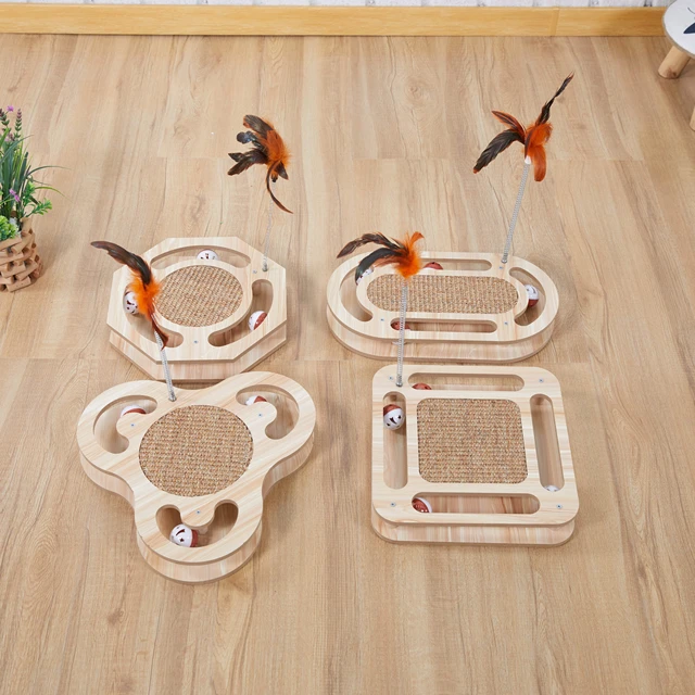 Wholesale New Design Sisal Toy Customized Furniture Cover Linen Scratching Climbing Cat Toys  For Cat