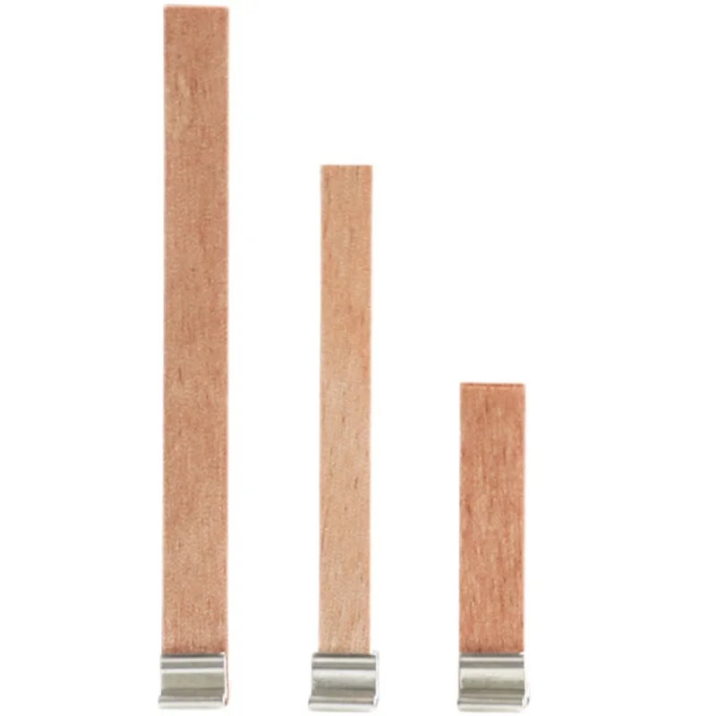 Wholesale Custom Wooden Candle Wick Scented Soy Candles Wood Wicks