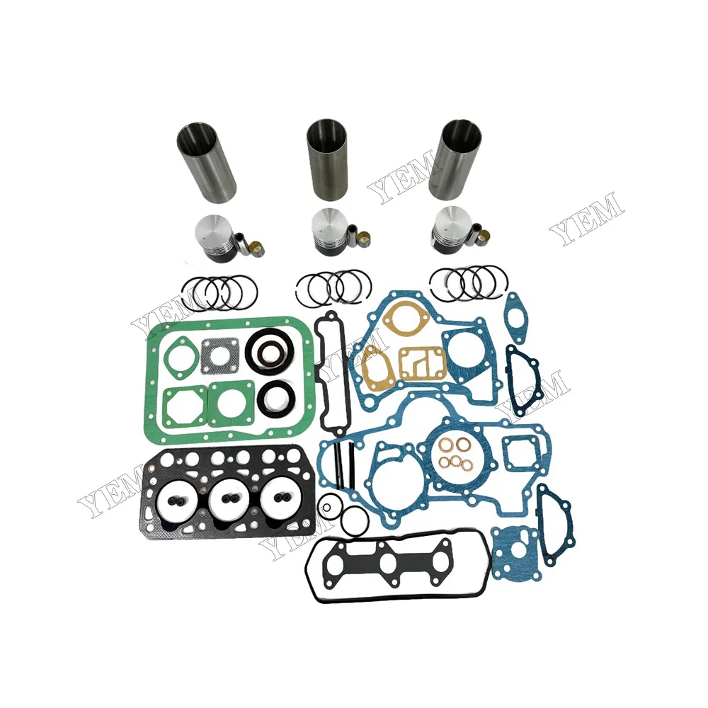 Overhaul Kit With Gasket Set Fit for Mitsubishi K3B Engine 5