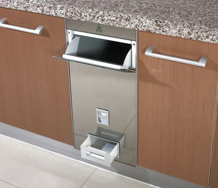 Multifunction Embedded Kitchen Rice Storage Container T01