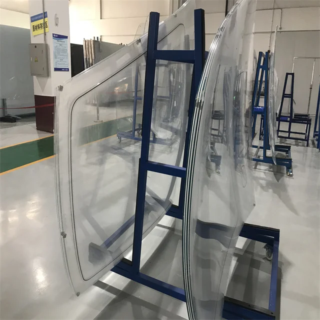 Automatic Heated Hyperbolic Front Windshield - Fast Defrosting, Sound Insulation and Noise Reduction, Rail High-speed Rail/ship