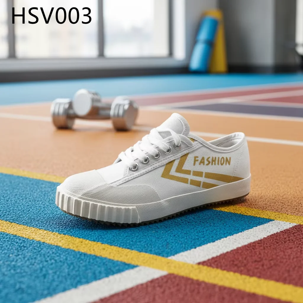 HY,factory Wholesale Street Fashion Young Student Popular White School Shoes Hard Wearing Vulcanized Rubber Sole Sneakers HSV003
