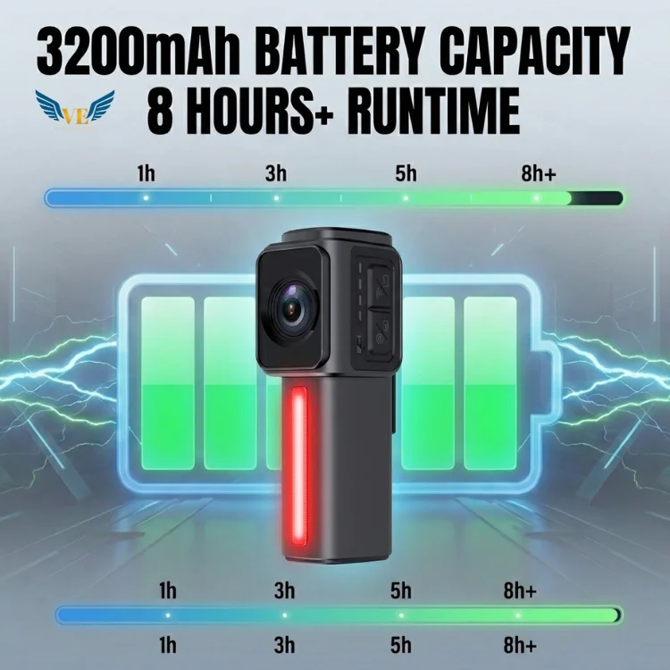 VIEVGUARB D1 Dash Cam App Control Waterproof Loop Recording 1080P Single Lens