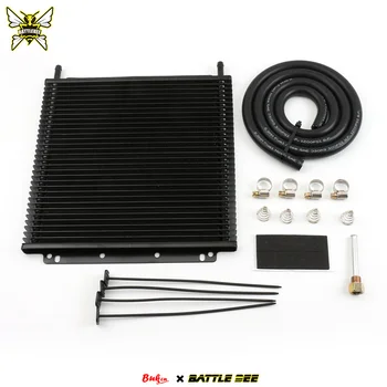 BATTLEBEE New 32 Row Automatic Stacked Plate Radiator Kit Universal Transmission Oil Cooler Efficient Cooling Systems
