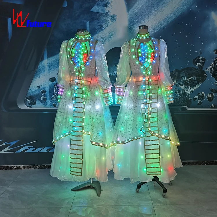 Pakistani Court Dress with LED Lighting Performance Wear