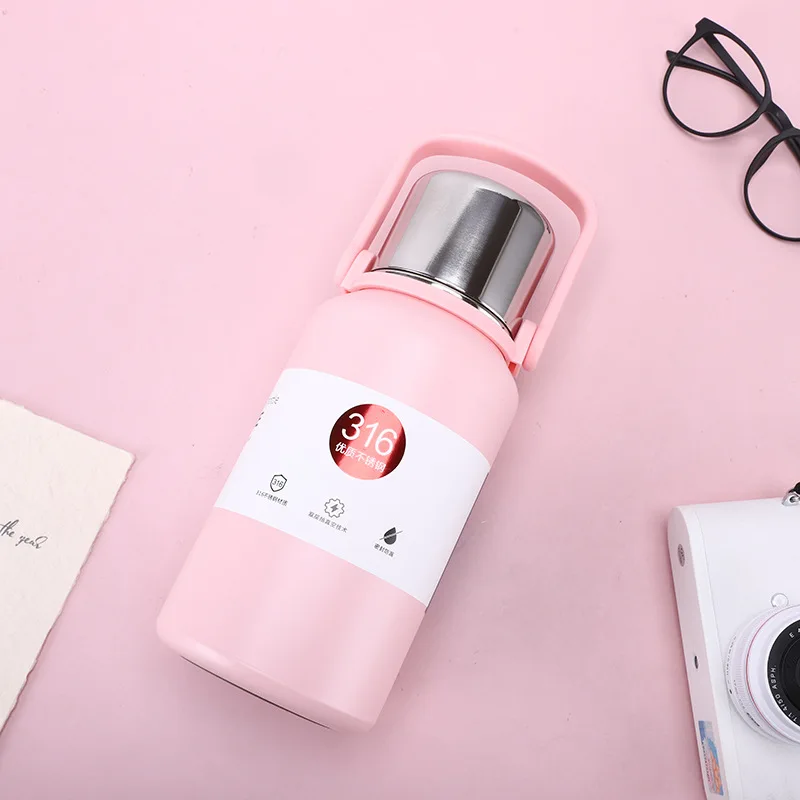 316 Stainless Steel Large Capacity Sports Kettle Bottle Iron Flask