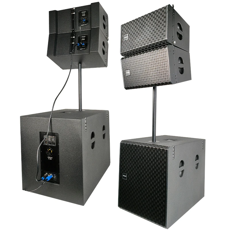 New 10 Inch Line Array Speakers Built in DSP Power Amplifier DJ Outdoor  Concert Church Professional Active Line Array Speaker