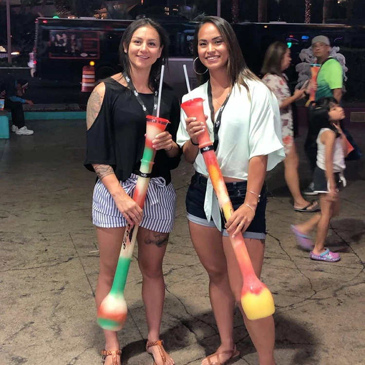 24/32oz Long Neck Vasosplasticosdaiquiri Souvenir Cup Stadium Fiesta