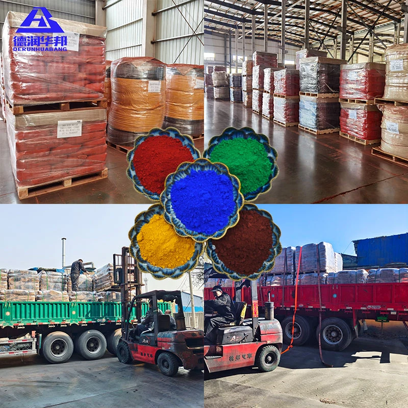 High Purity Iorganic Pigment Red/White Hyrox Iron Oxide Pigments For Concrete/Plastic/Paver Brick