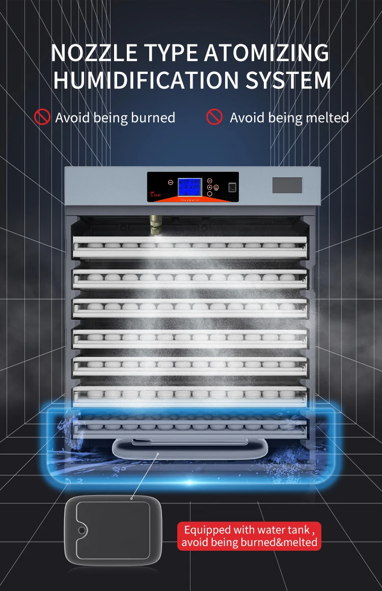 Cheap Solar Power Fully Automatic Chicken Egg Incubator Hatchery Machine 1000 Eggs Incubator