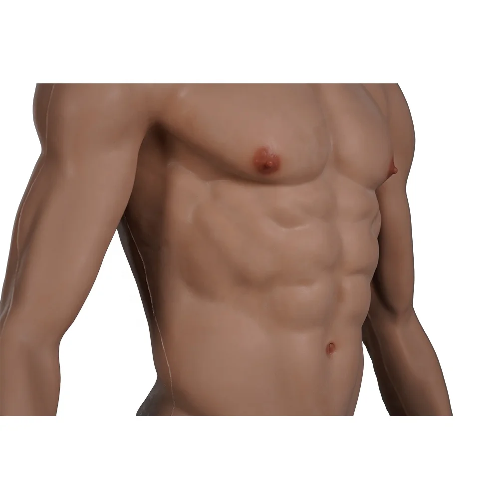 Artificial Abs for Men Realistic Chest Silicone Fake Muscle Suit With Arms Male Cosplay Costume Transvestite Crossdresser