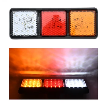 Automotive accessory additional lighting 12V24V white red yellow driving information reminder LED truck side rear light