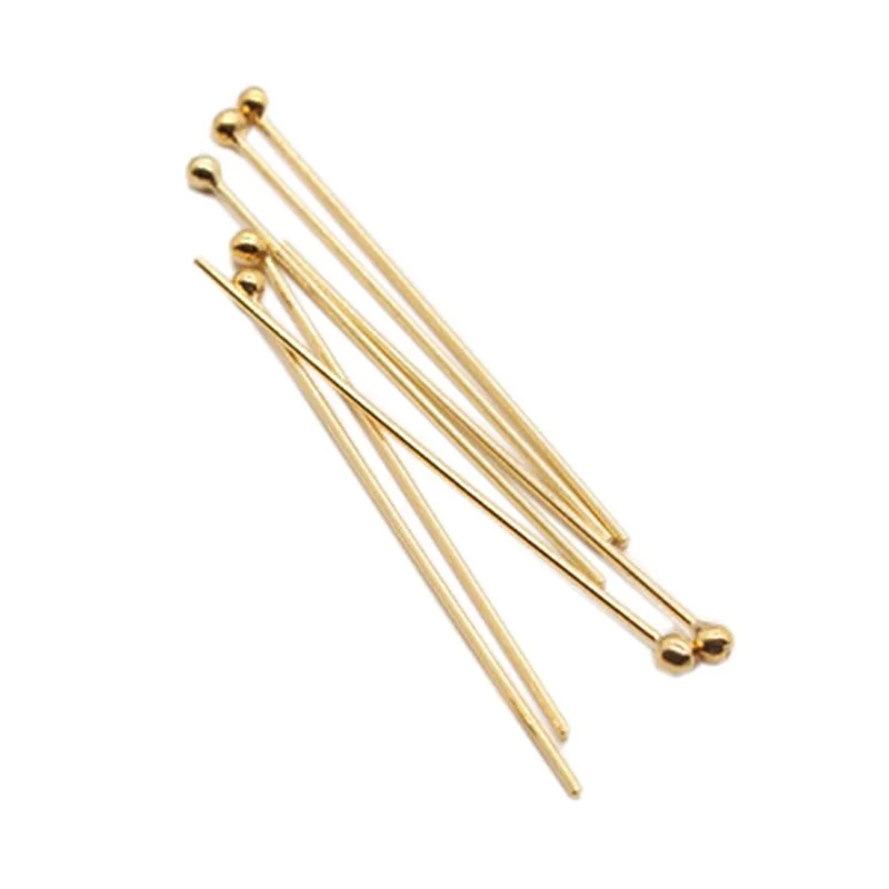 20pcs Made in USA Shiny 15% Discounted /1 2173 14kt Gold Filled 24gauge 1.5 Inch Ball Head pins 
