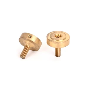 Custom Precision Brass CNC Machining Parts & Lathe Turning Parts Zhixi Brand Model Zx-028 for Machining Made in Guangdong