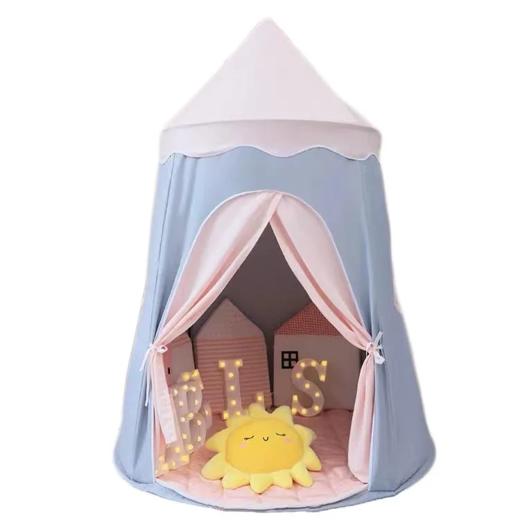 SUNNUO Multi-function Children Play House Castle Foldable Tent Bed Baby Crib