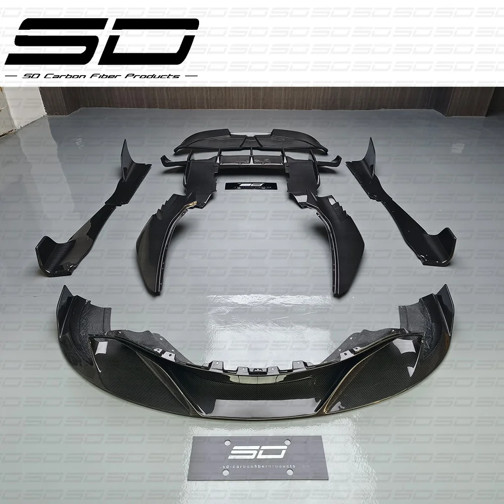 Real Dry Carbon Fiber Body Kit 720S Upgraded RY Style For Mclaren 720S Car Accessories
