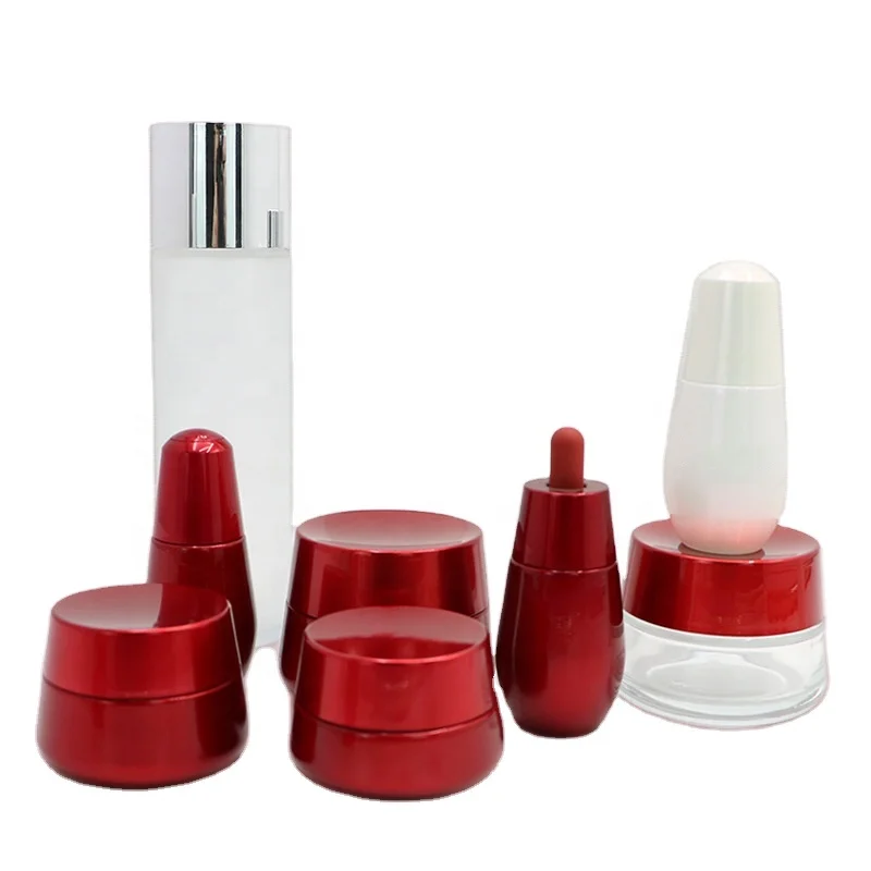 Cosmetic packaging bottle set special skin care packaging container toner lotion serum cream packaging container