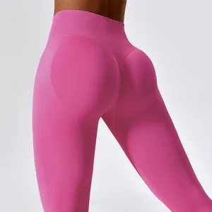 High Quality Custom logo Sportswear Yoga Pants Femmes Athletic Butt Lift Seamless Gym Leggings for Women