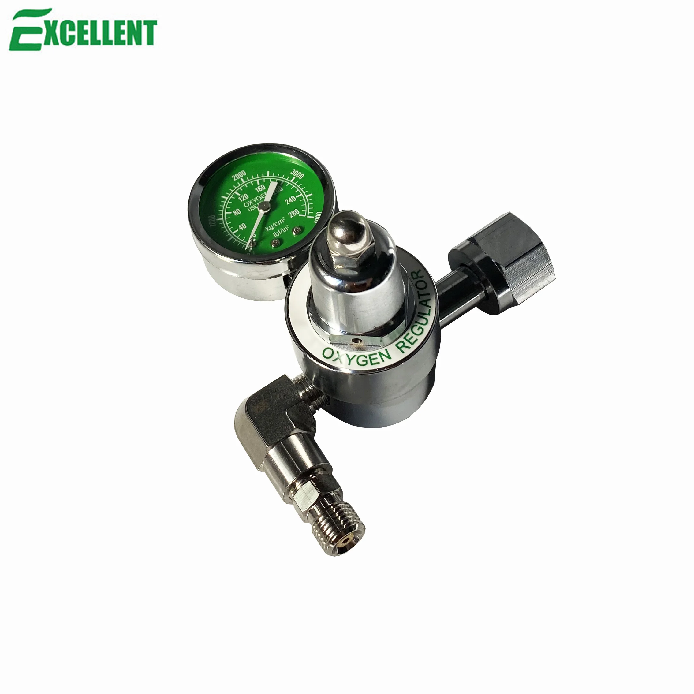 Brass Medical Oxygen Pressure Regulator Preset To 50psi,Cga540 ...