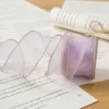 4cm light purple gold-edged 10 yards (packed in a bag)