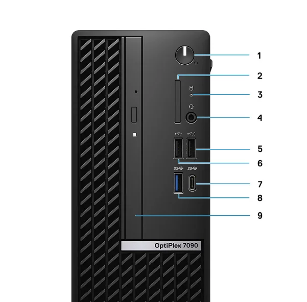 Original Dells Optiplex 7090 MT Mini Tower Desktop I7-11700 256GB