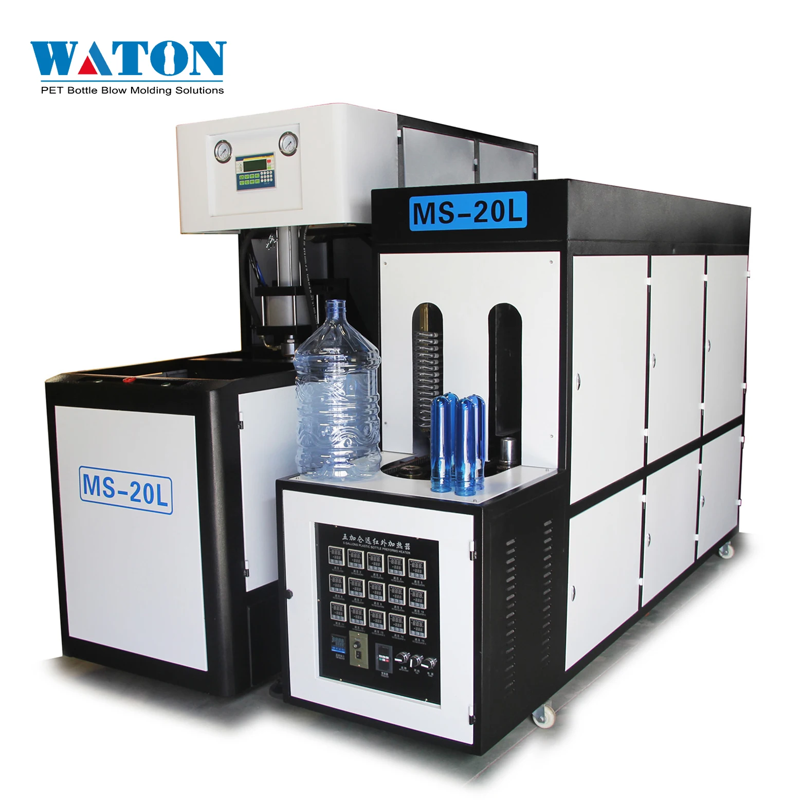 high yield rate 20l litre plastic drum blow molding machine application of bottle blowing with air tank plastic