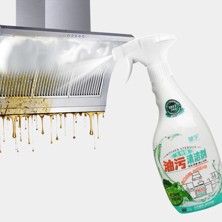 Heavy duty oil stain kitchen cleaning agent degreaser grease remover cleaner for cooktop oven stove