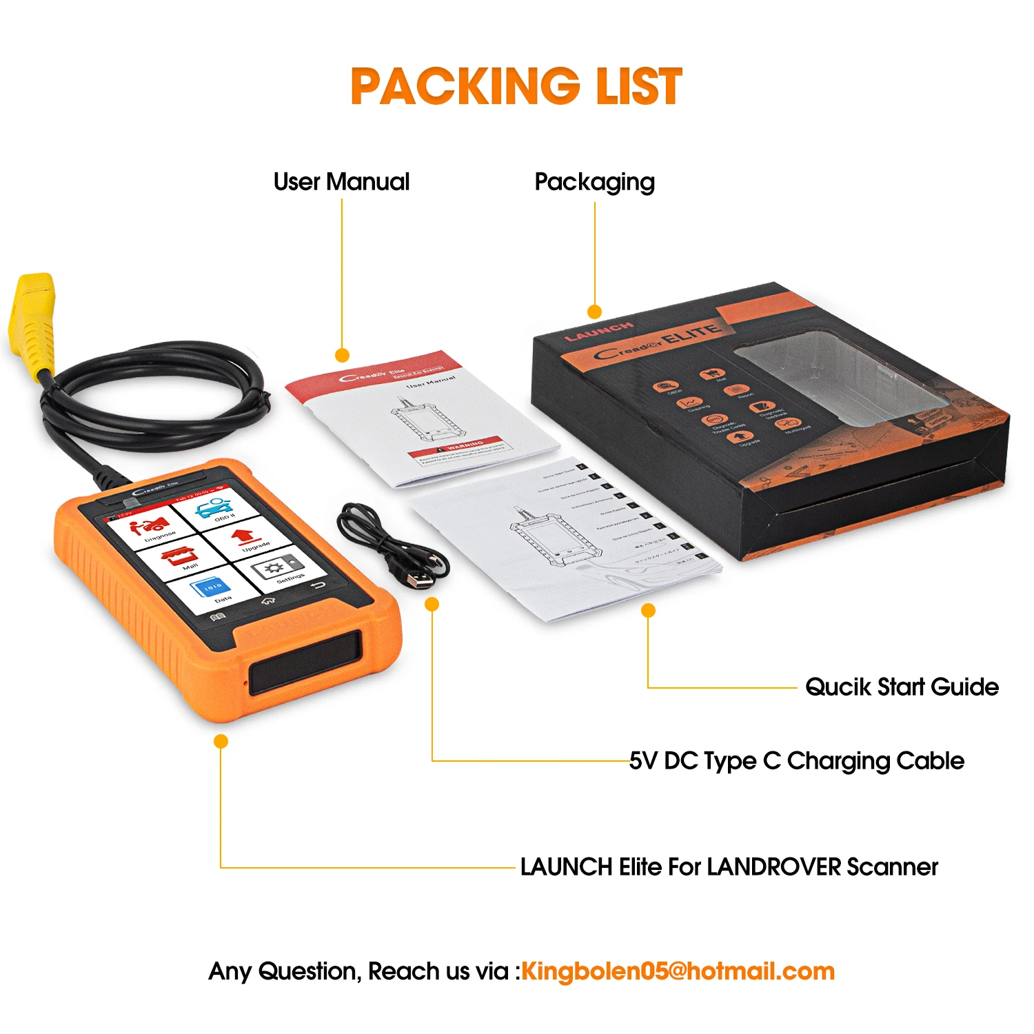 2025 Original Launch CRE Elite for Land Rover Jaguar OBD2
