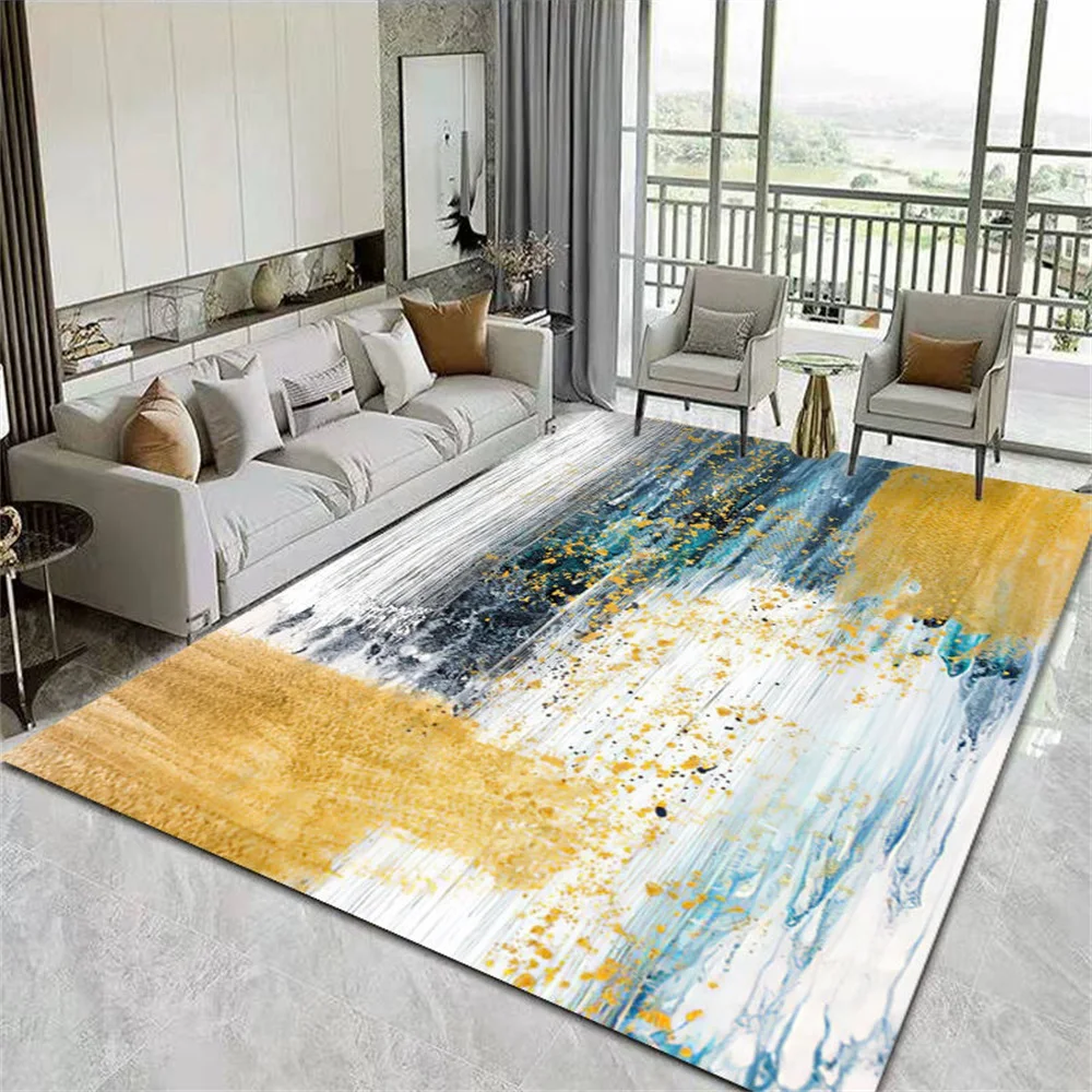 3d Printed Big Size Turkish American Style Living Room Carpet Abstract ...