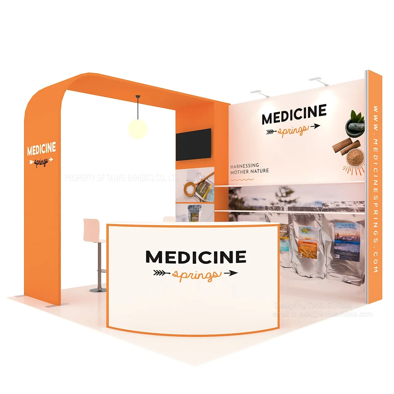 3X3m FOH Exhibition Event Counter Booth Easy to Install| Alibaba.com