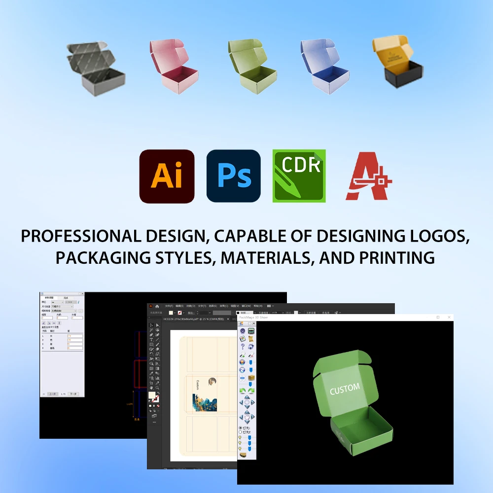 Boîtes-cadeaux jetables pliantes en papier blanc artistique personnalisées avec embossage pour légumes et livraison express