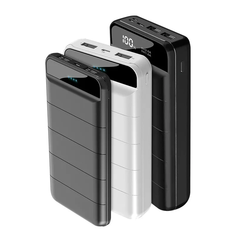 High Capacity 30000Mah LED AC Powerbank Fast Charge Customize 50000Mah Mobile Phone Power Station Portable Power Bank