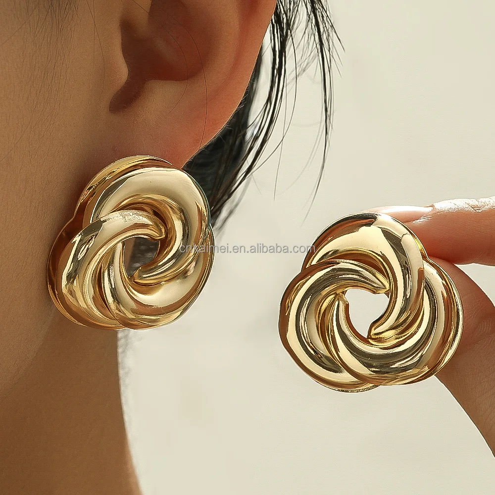 Gold statement earrings, bold earrings, bohemian earrings, spiral earrings, statement dangle earrings, 2024 silver and gold earrings