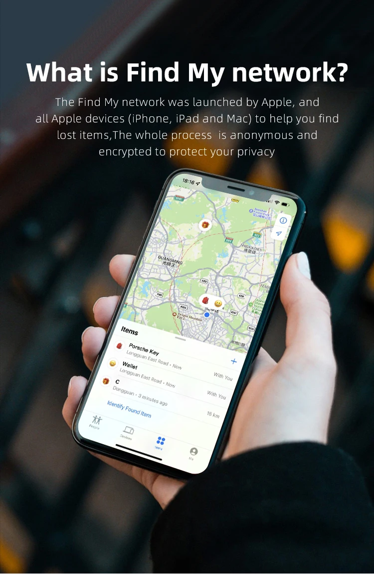 Find My Tracker For Apple Smart Tracker Vehicle Key Child Pets Dogs
