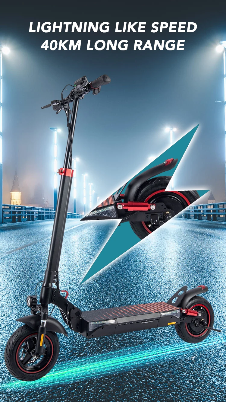 T4 Import 13ah 500w Kick Electric Mobility Scooter Suspensions From