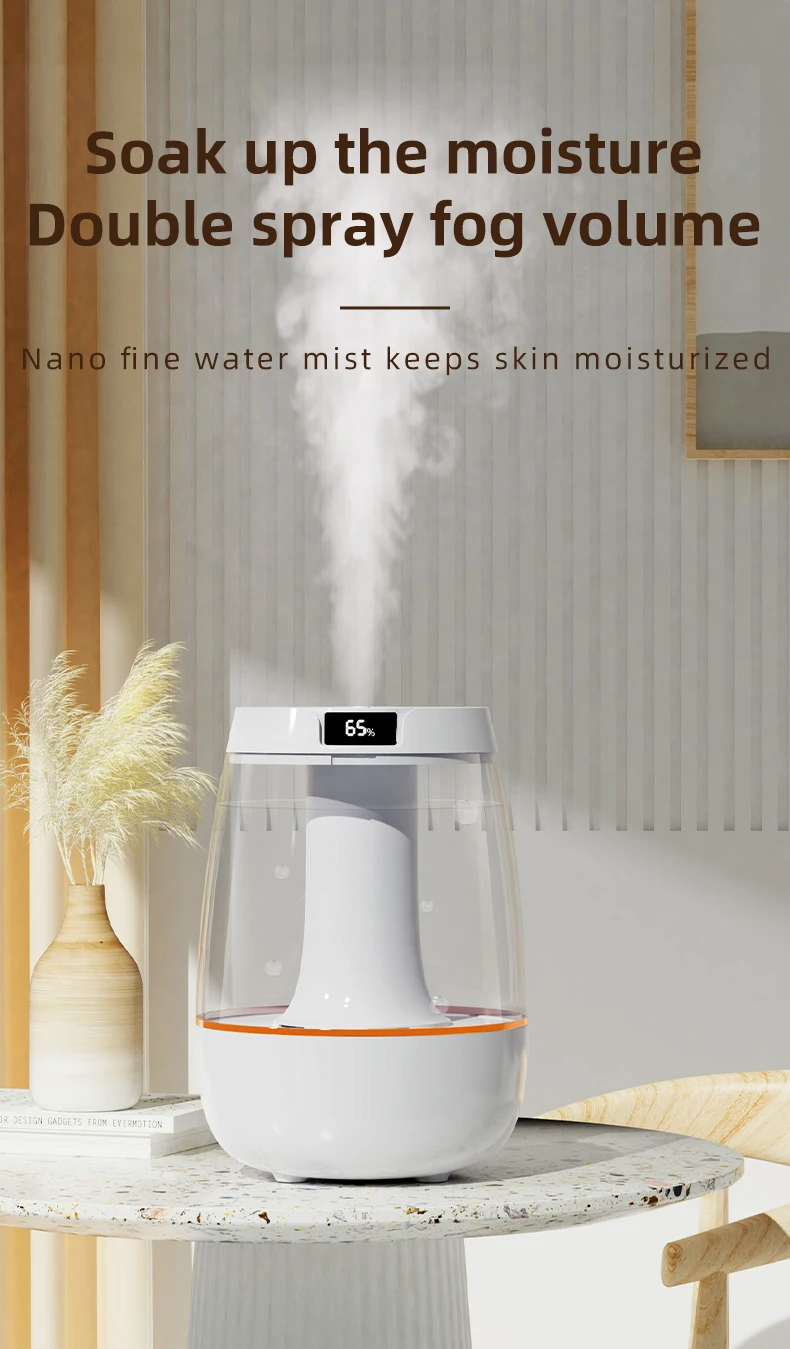 New Arrival 3000ml Ultrasonic Smart Humidifier Diffuser Led Night Light ...