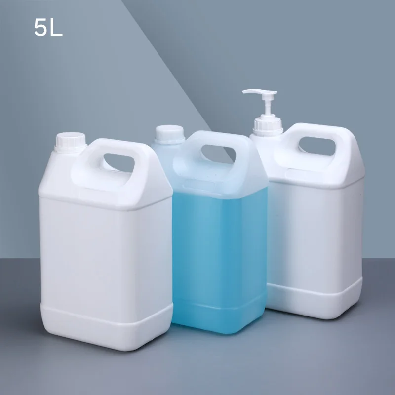 Empty Square Plastic Barrel Jerry Can Thicken For Oil Alcohol Liquid  Storage Container photo and picture on