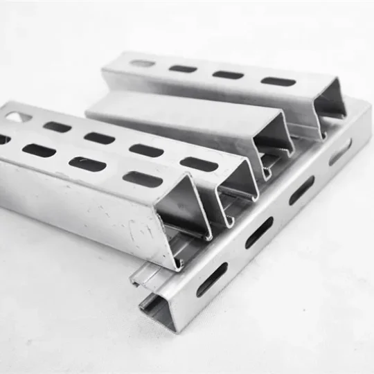 Punching C-shaped Steel Channel C Strut Channel for Solar Mounting System