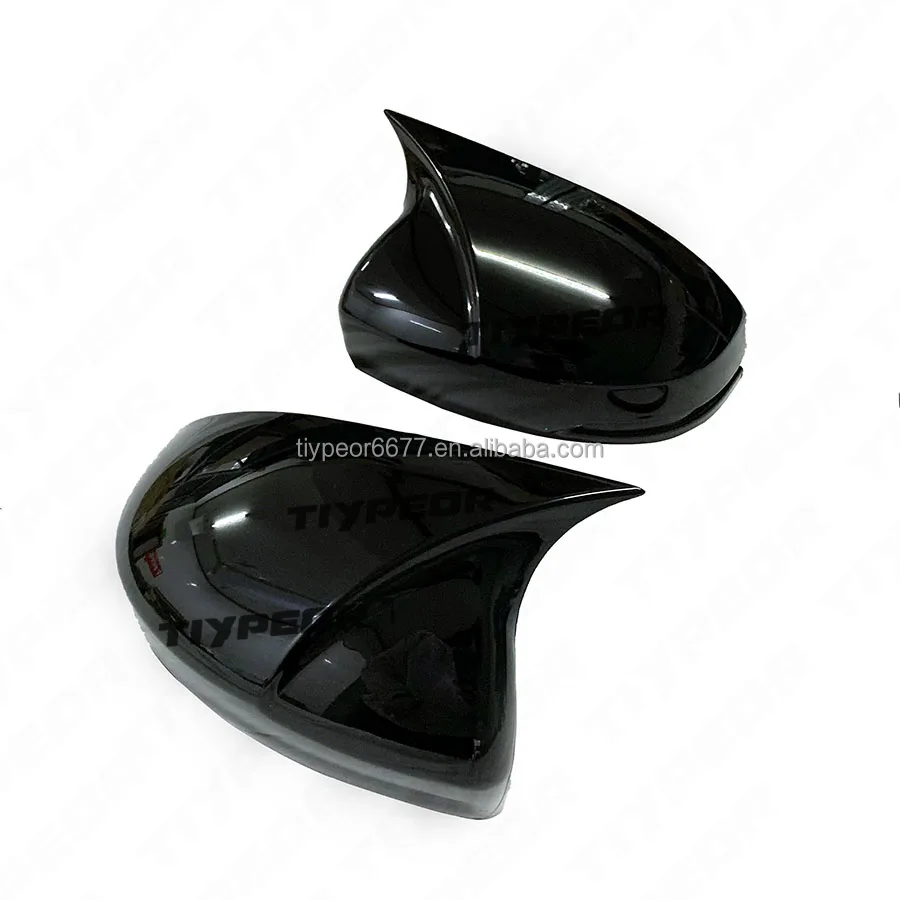 product for honda fit 2014   2018 wing mirror cap covers without gap glossy black one pair exterior accessories body kits-5