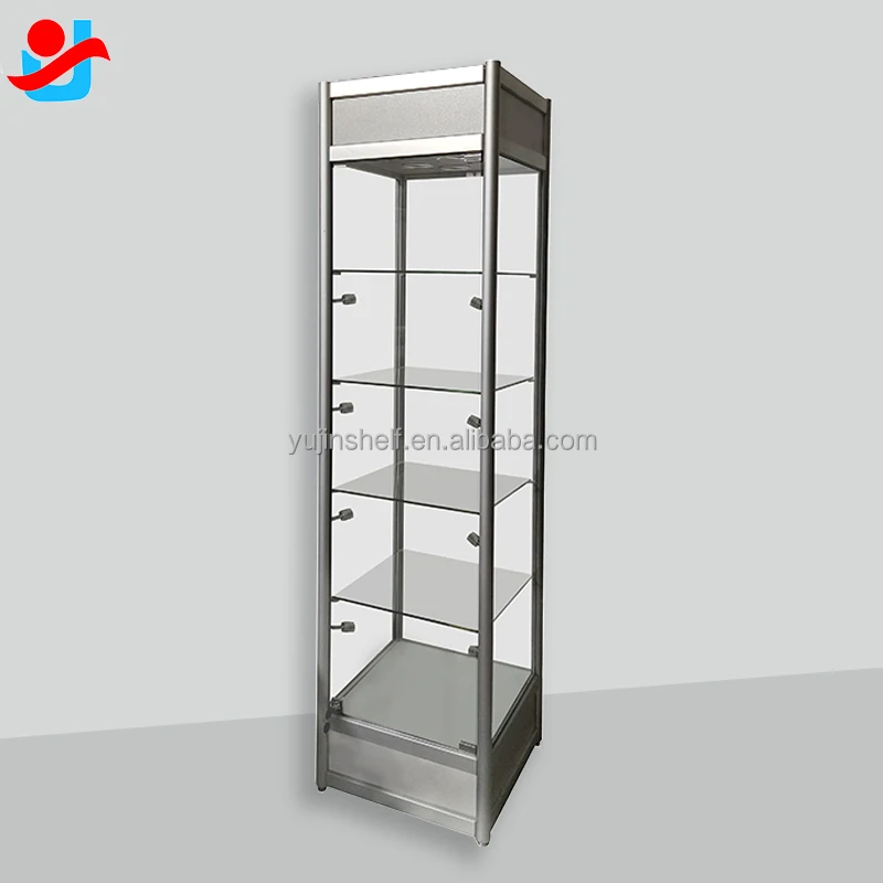 Convenience Store Display Racks Cigarette Glass Cabinet Showcase ...