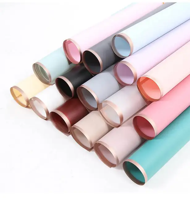 Huaban Wholesale Custom Flower Gift Wrapping Paper Roll For Vintage Gift Wrapping Packaging