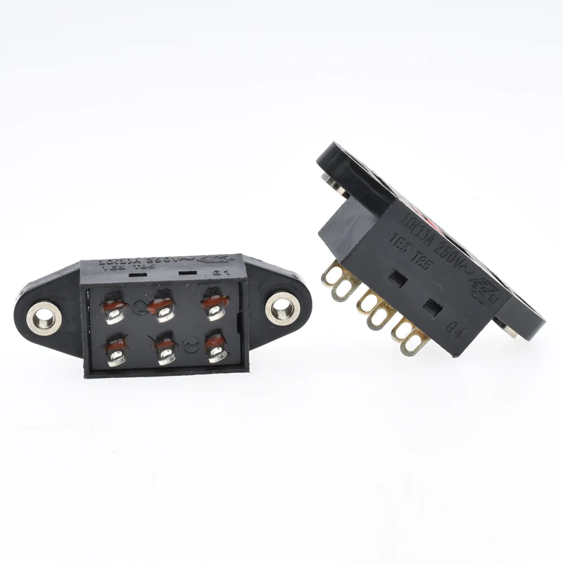 Interrupteur Sélecteur De Tension C&K DPDT - Référence V80221SS05Q, 230V/115V, 10A - Neuf Sous Emballage