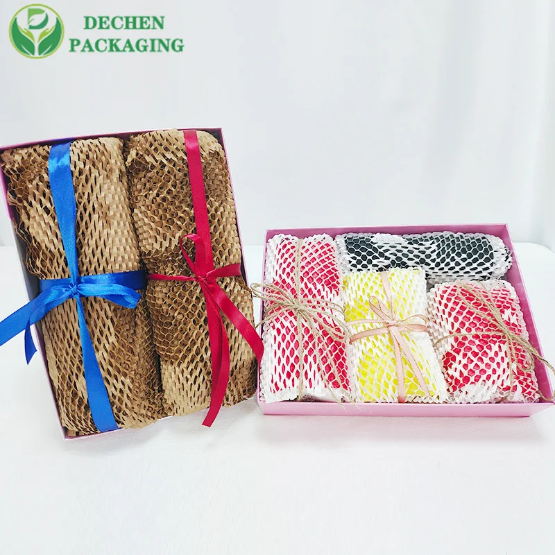 Papier d'emballage de peigne d'abeil pour les bouteilles blanches