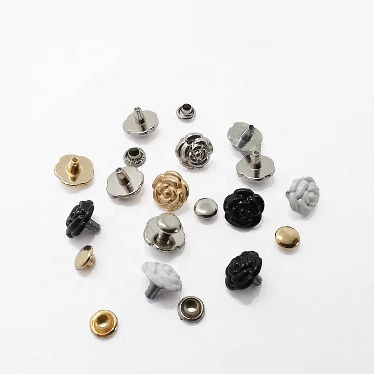 Лидер продаж специальные заклепки 9 5 мм в форме розы аксессуары «сделай сам» материал Индивидуальные Заклепки стиле панк