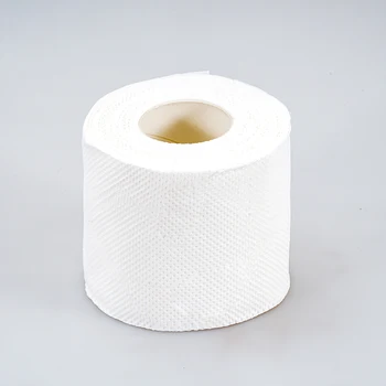 100% Recycled Material Paper 2Ply Edge Emboss Cheap Toilet Paper Wrapped Paper Roll For Home Use