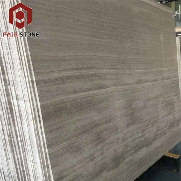 product modern white marble bathroom tile wood vein grain design polished surface for hotel projects waterproof feature graphic design-4