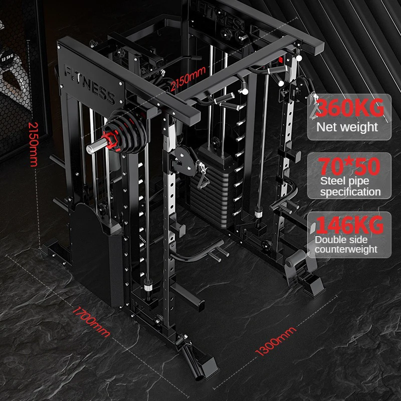 Home Gym Essentials - Cable Crossover Smith Machine Bundle