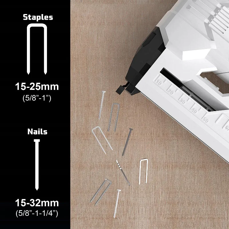 2 in 1 Manual Hammer Brad Naile 20v Concrete Electric Battery Framing Staple Gun Portable Cordless Nail Guns