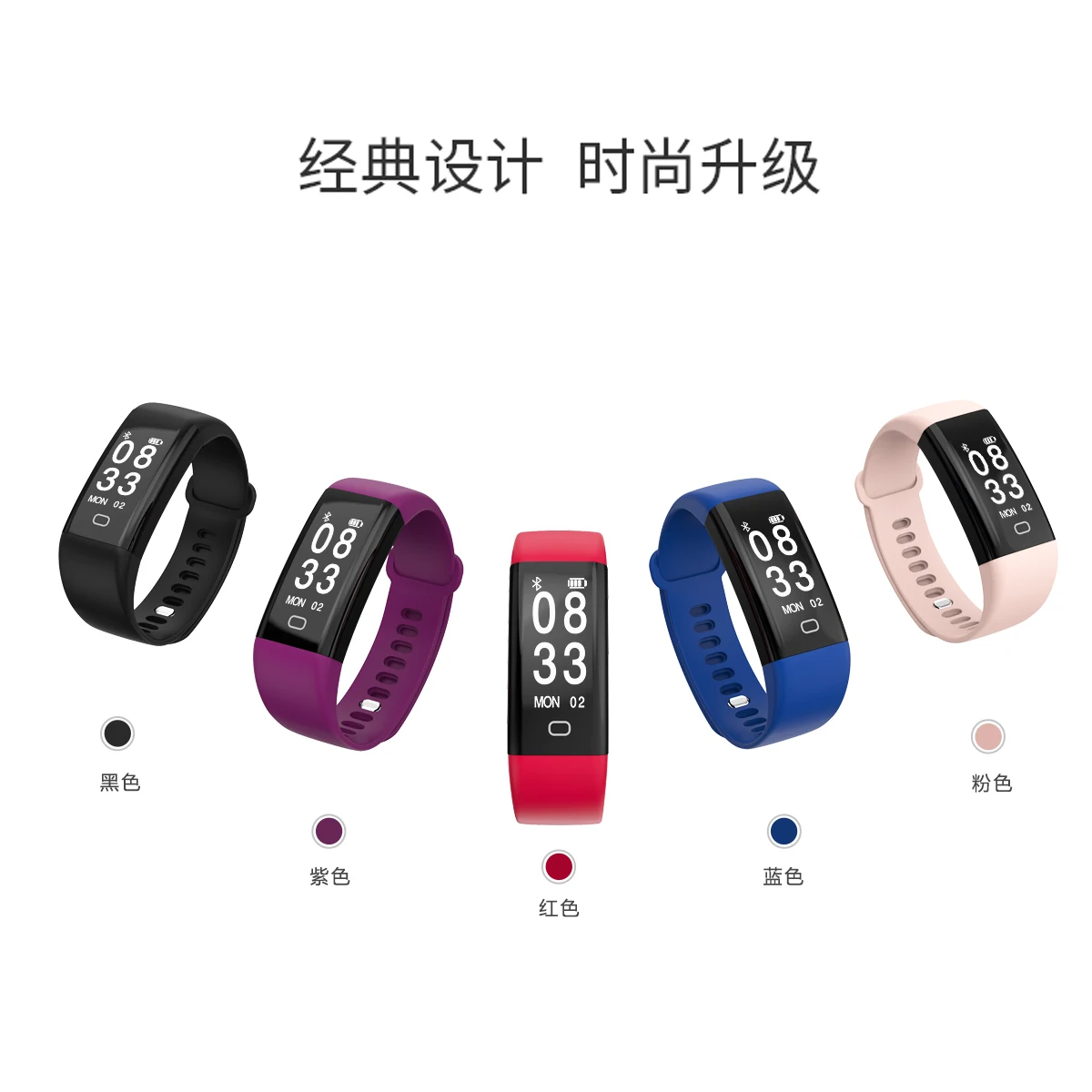 Real Time Heart Rate Measurement Smart Watches Calorie Burning Distance Information Push Smart Watches
