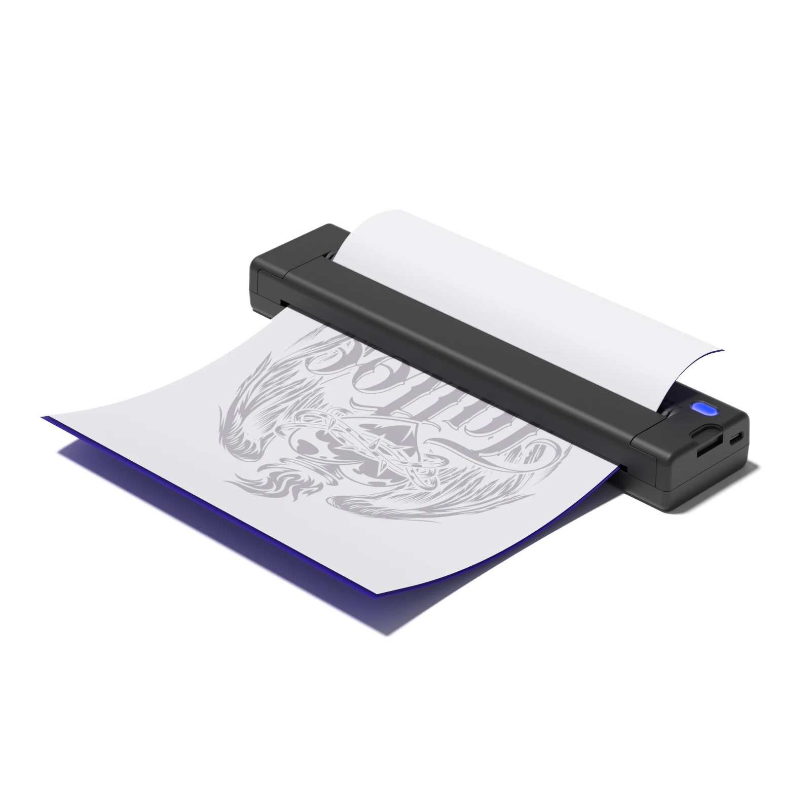 Wireless Tattoo Stencil Printer Thermal Transfer Printer for Tattoo Artists Support IOS/Android Bluetooth High Definition Custom